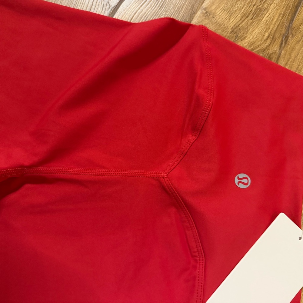 lululemon athletica Red Skinny Pants with Matching Zip Jacket - Picture 4 of 5